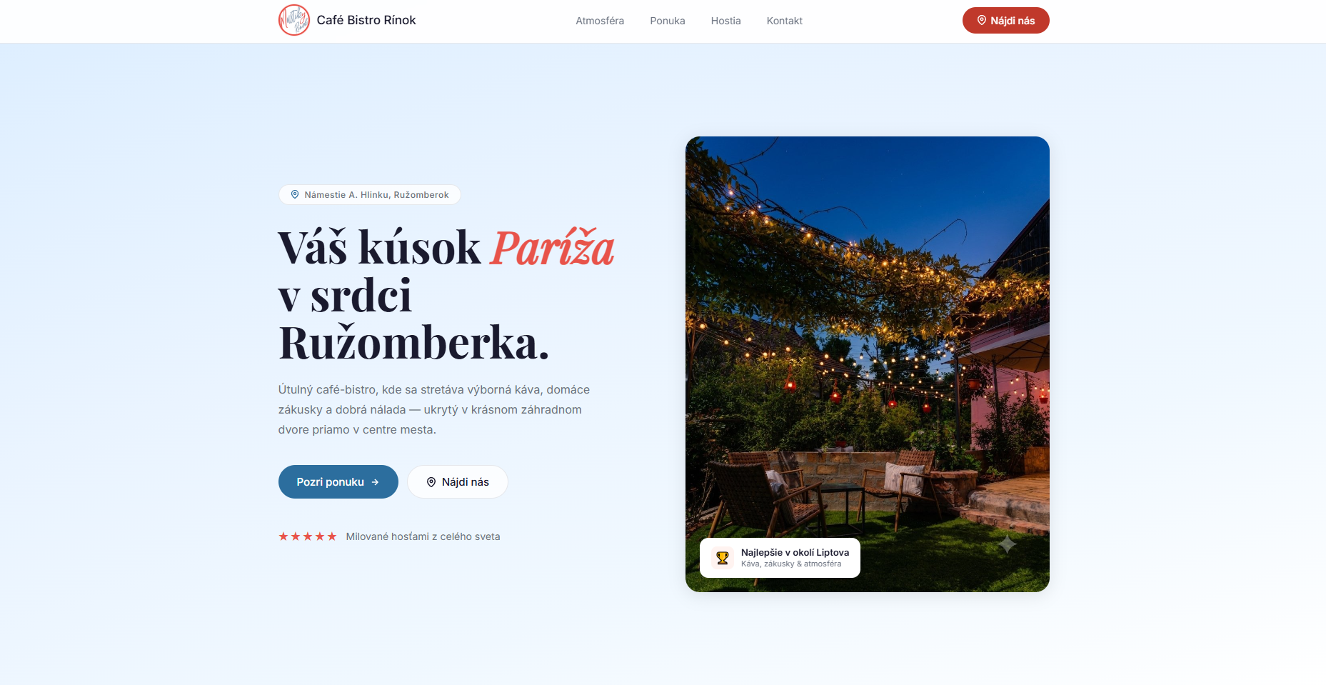 Café Bistro Rínok