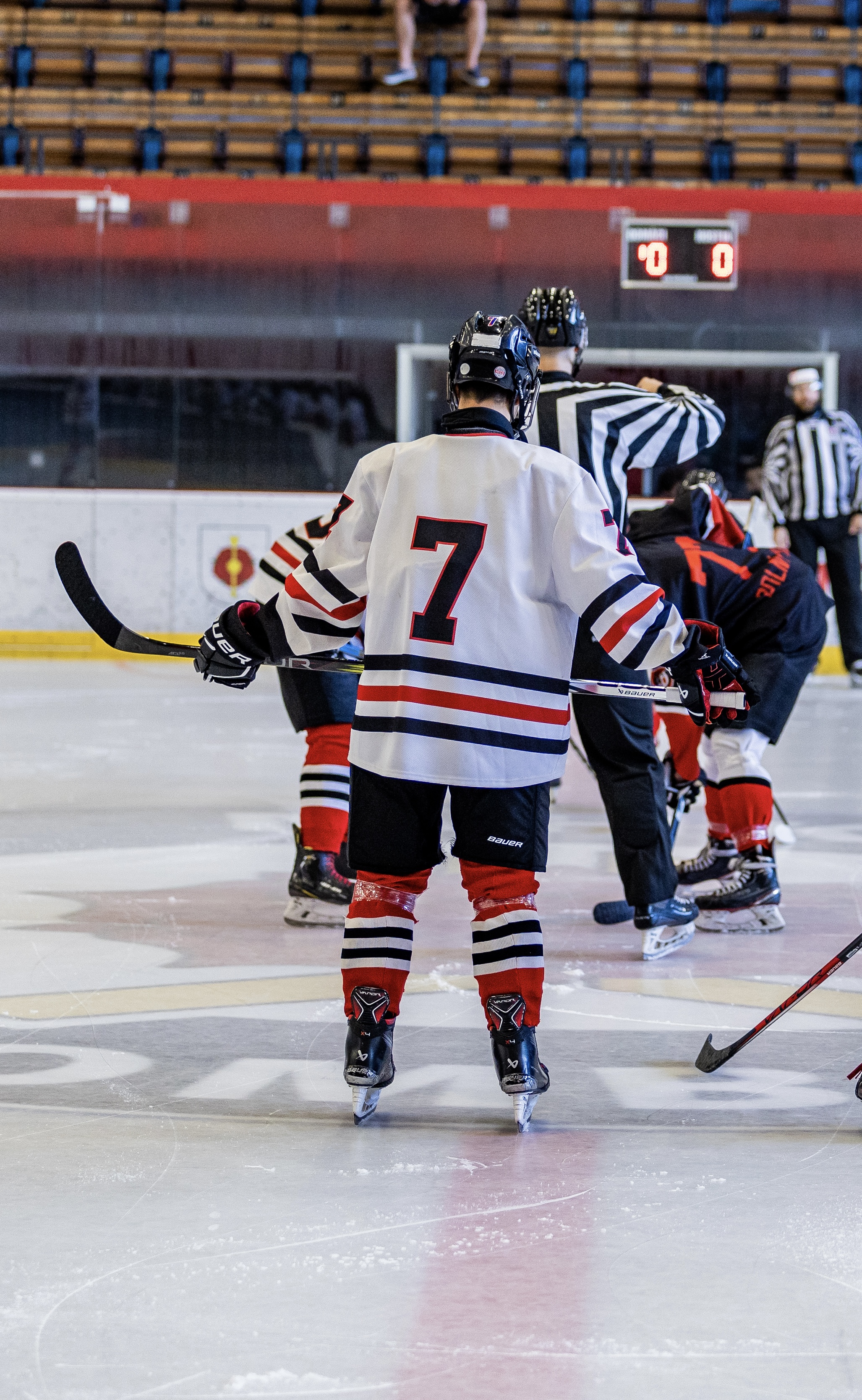 Jakub playing hockey — match